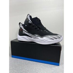 Q4 Sports White Streak 495 Lo SP Shoes Mens Size 14 Black White Basketball